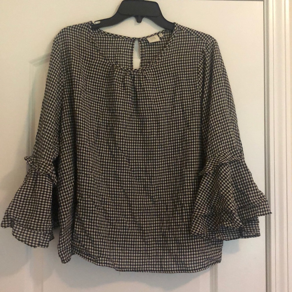 Gingham dress shirt